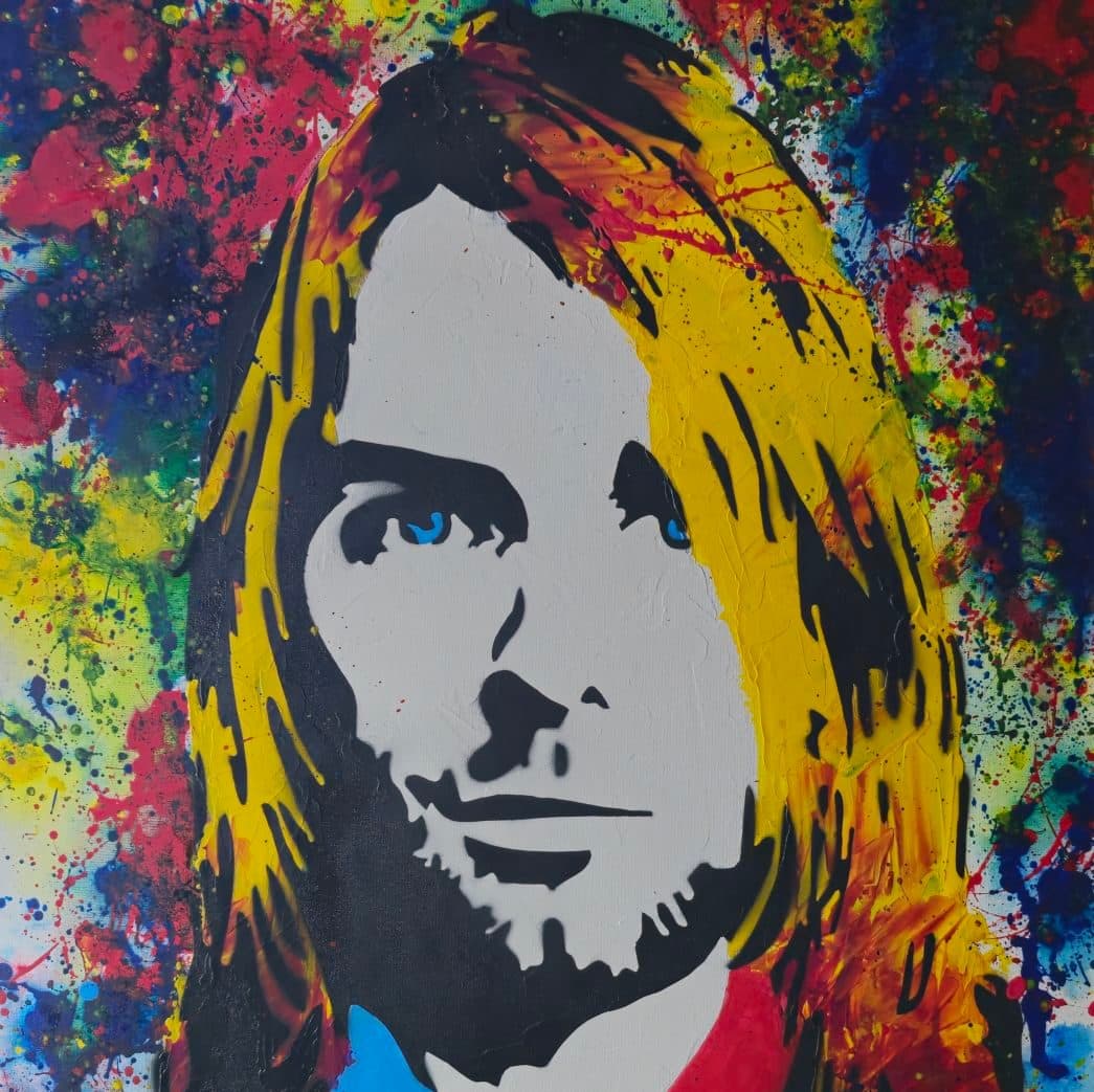 Kurt Cobain - Splatter Series